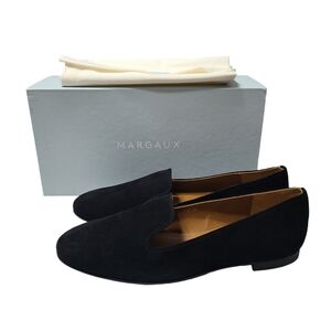 Margaux The Loafer Black Suede Leather